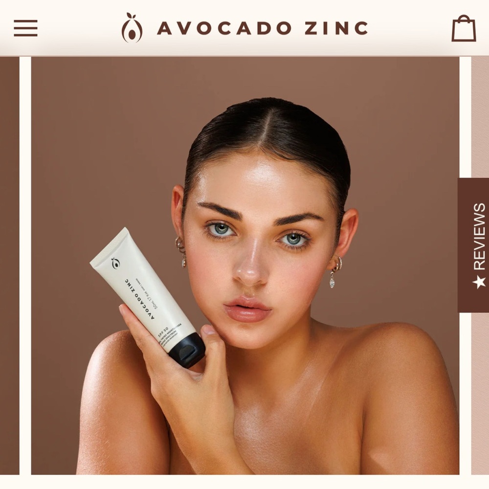 Avocado Zinc Suncare - Black and Cream